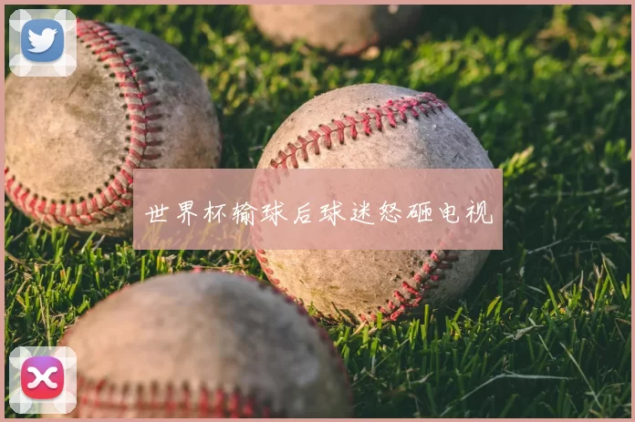 世界杯输球后球迷怒砸电视